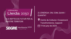 Entrada Lleida 2050 - Energía